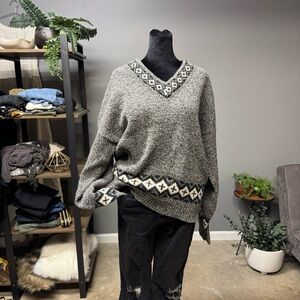 Vintage Environmental Clothing Co sweater Women’s large retro chunky wool blend